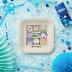 Assiettes En Carton Graphisme du Club de la Menace des Super-Vilains p