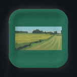 Assiettes En Carton Green Countryside Landscape<br><div class="desc">Serve your guests in style with these modern landscape paper plates. The minimalist green countryside illustration brings a touch of the outdoors to your dining table, making them perfect for summer barbecues, nature-themed birthdays, or casual outdoor celebrations. These durable and decorative plates pair perfectly with a minimalist or farmhouse party...</div>
