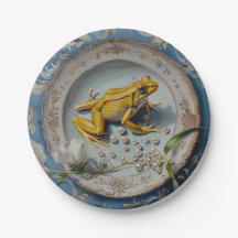 Grenouille - Plaques de papier rond