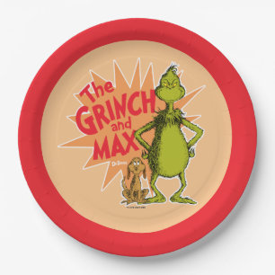 Assiettes En Carton Grille Grinch & Max Starburst