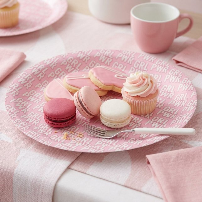 ASSIETTES EN CARTON GRL PWR (Créateur téléchargé)