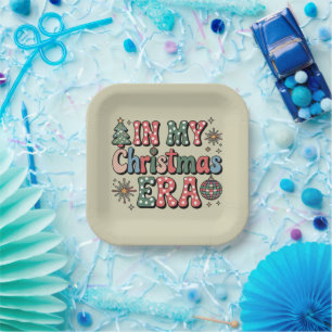 Assiettes En Carton Groovy dans mon époque de Noël Drôle Professeur