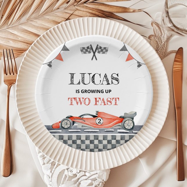 Assiettes En Carton Grossissant Deux Plaques Papier D'Anniversaire Rap (Créateur téléchargé)