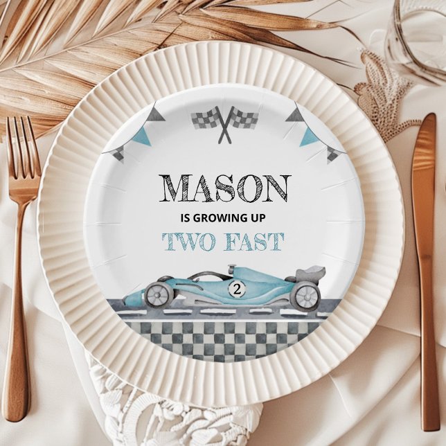 Assiettes En Carton Grossissant Deux Plaques Papier D'Anniversaire Rap (Créateur téléchargé)