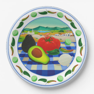 Assiettes En Carton Guacamole