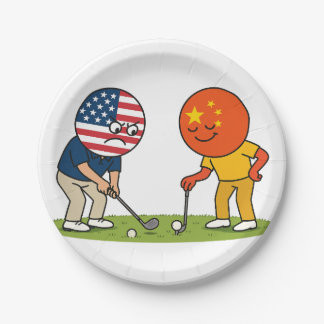 Assiettes En Carton Guerre commerciale L'édition Golf