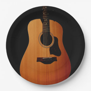 ASSIETTES EN CARTON GUITAR