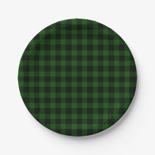 Assiettes En Carton Gunn Tartan