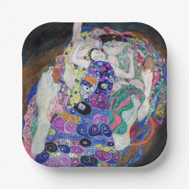 Assiettes En Carton Gustav Klimt - La Vierge (Recto)