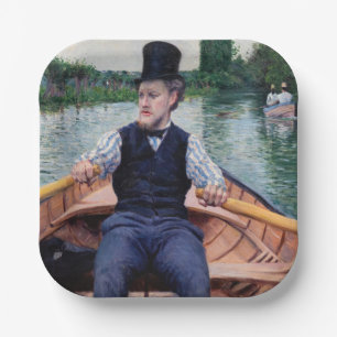 Assiettes En Carton Gustave Caillebotte - Partie de bateau