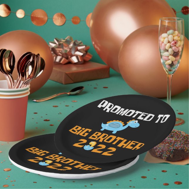 Assiettes En Carton Hachage D'Oeufs De Dinosaure Promu À Big Brother (Multi)