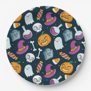 Assiettes En Carton Halloween