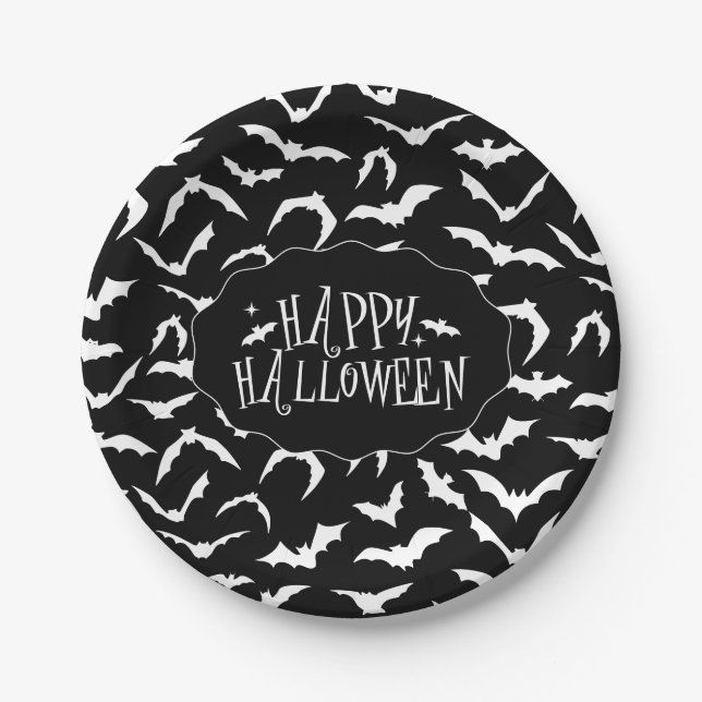 Assiettes En Carton Halloween  (Devant)