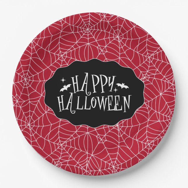 Assiettes En Carton Halloween  (Devant)