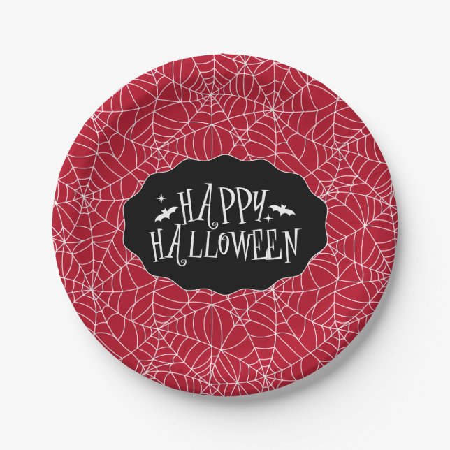 Assiettes En Carton Halloween  (Devant)