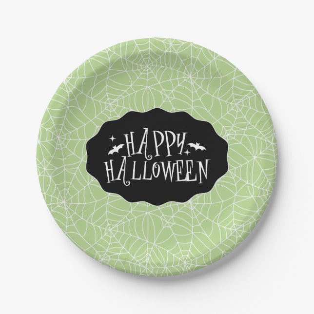 Assiettes En Carton Halloween  (Devant)