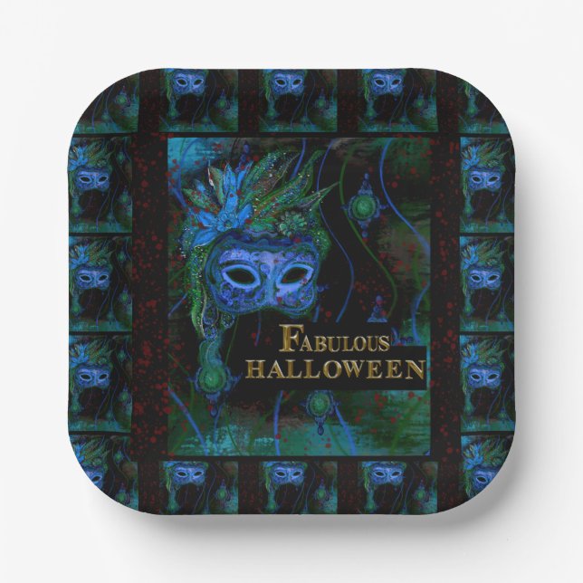 Assiettes En Carton Halloween  (Recto)