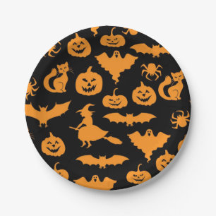 Assiettes En Carton Halloween
