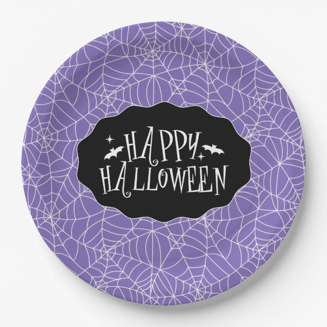 Assiettes En Carton Halloween  (Devant)