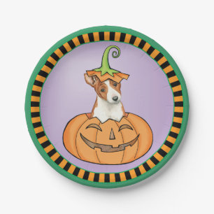 Assiettes En Carton Halloween Basenji