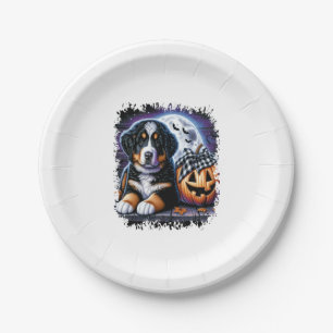 Assiettes En Carton Halloween bernois de chien de montagne