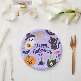 Assiettes En Carton halloween boo