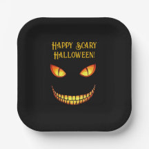 Halloween effrayant et fou sourire