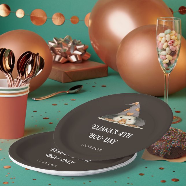 Assiettes En Carton Halloween Goose Anniversaire de enfant soirée cost (Multi)