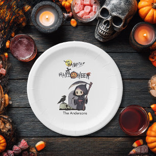 Assiettes En Carton Halloween gothique gothique pour enfants éffrayant
