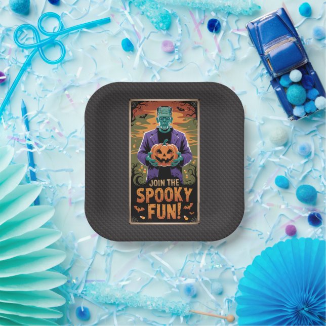 Assiettes En Carton Halloween - Join the spooky Fun (Fête)