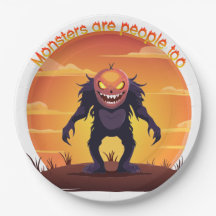 Halloween Petit Monstre poilu Trace ou traitement