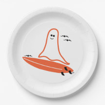 Halloween Surfer Ghost noir