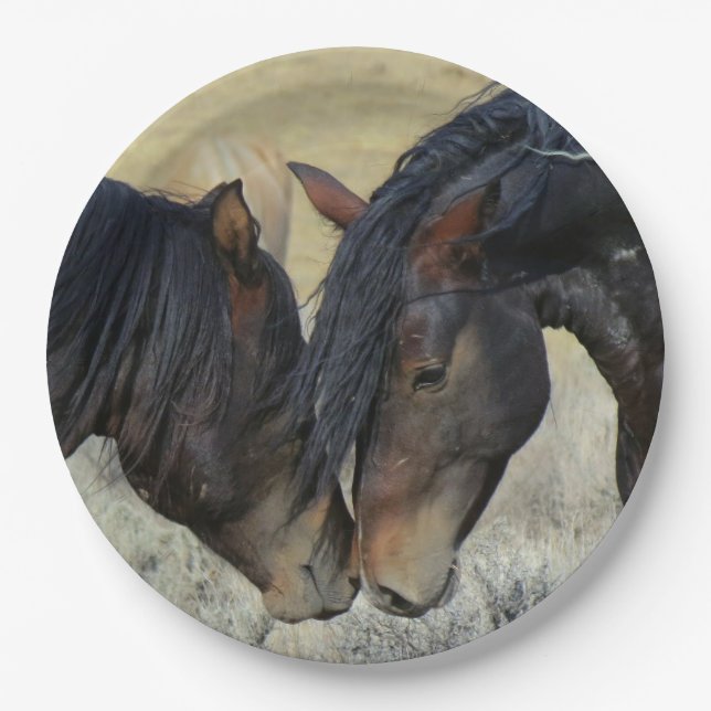 Assiettes En Carton HAMbyWG - Plaques papier 9" - 2 Cheval (Devant)