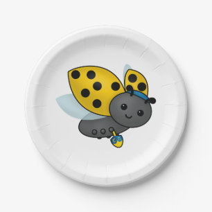 Assiettes En Carton Hanoukka Ladybug