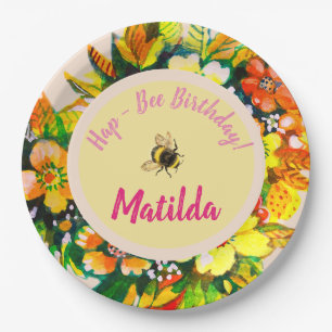 Assiettes En Carton Hap - Anniversaire des abeilles