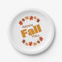 happy fall y'all salutation automne feuilles de l'