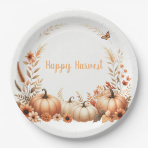 Assiettes En Carton Happy Harvest