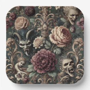 Assiettes En Carton Harmoniques hantées – Victorien gothique