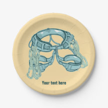 Harnais d'escalade de roche avec tirages rapides