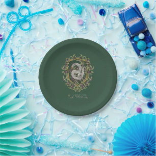 Assiettes En Carton HARRY POTTER™ Blason SLYTHERIN™