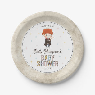 Assiettes En Carton Harry Potter Chibi Ron Weasley Magicien Baby Showe