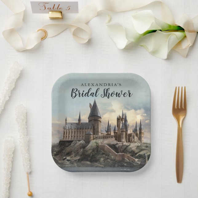 Assiettes En Carton Harry Potter | Réception de mariage au château de  (Mariage)
