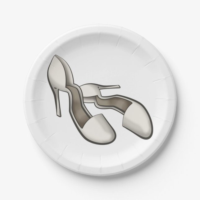Assiettes En Carton Haut talons (Devant)