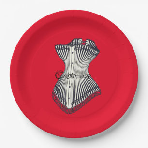 Assiettes En Carton Haute Couture Corset Thunder_Cove