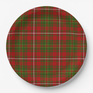 Assiettes En Carton Hay Tartan