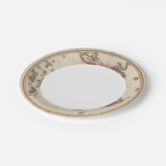 Assiettes En Carton Hémisphère occidental 5 (Angle)