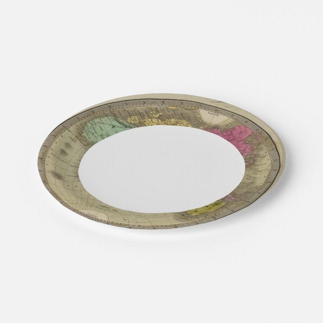 Assiettes En Carton Hémisphère oriental 15 2 (Angle)