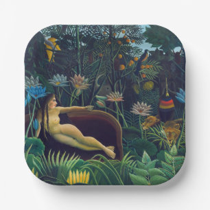 Assiettes En Carton Henri Rousseau - Le Rêve / The Dream