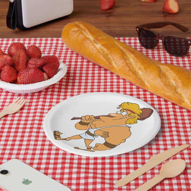 Assiettes En Carton Hercules (Créateur téléchargé)