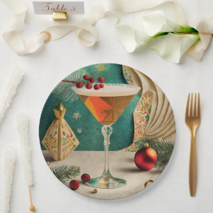 Assiettes En Carton Heure De Cocktail - Que Vos Vacances Soient Joyeus